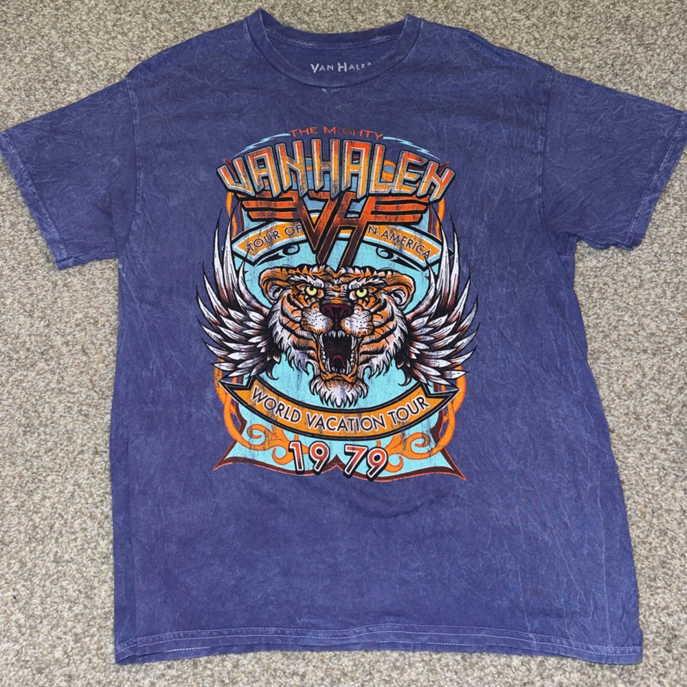 Van Halen Blue Graphic Women's Tee
